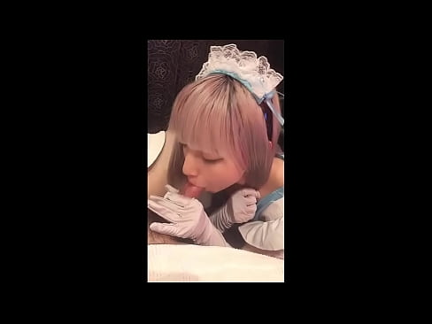 ❤️ Japanese Idol [mayuka], French maid costume, part 1, blowjob and jerk off with lotion ❤️❌ Russian porn sa amin ❌❤